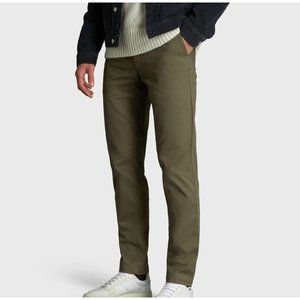 Spoke London size 28 Build C Chino Classic Pants Olive Green Blended Cotton